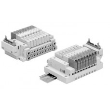 SMC solenoid valve 4 & 5 Port SV 10-SS5V*-*D, Flat Ribbon Cable Connector Manifold Base, Clean Series